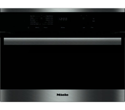 Miele H 6200 BM Built-in Combination Microwave - Stainless Steel & Black Miele H 6200 BM Built-in Combination Microwave - Stainless Steel & Black
